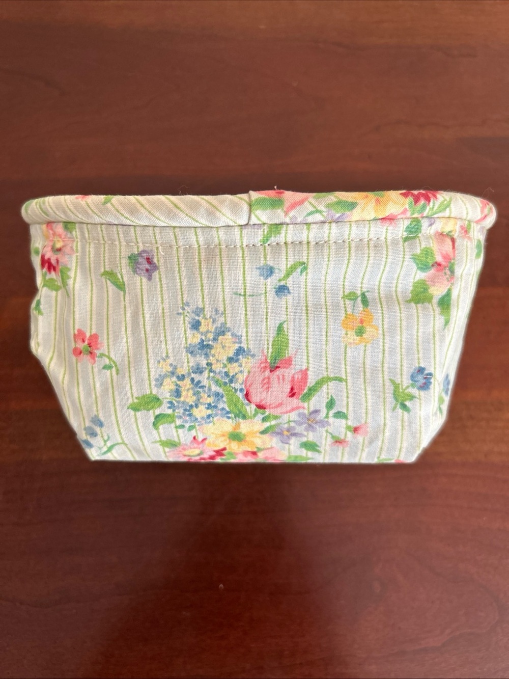 Longaberger mixed bouquet liner for tea basket